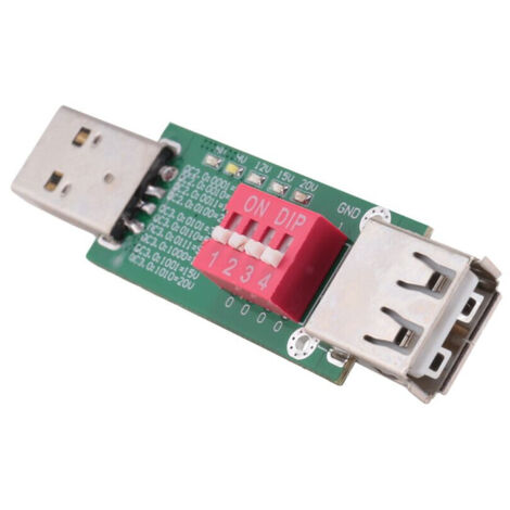 Carte test tension fixe déclencheur QC3.0 adaptateur test pour charge rapide QC2.0 QC3.0 (1/5)