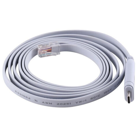 Câble configuration console USB vers Type-C Type-C vers RJ45 série routeur débogage (1/5)