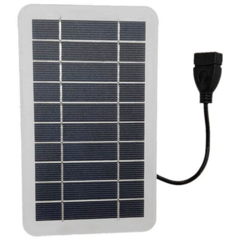 Panneau charge solaire portable étanche USB pour voyage camping extérieur power bank (1/5)