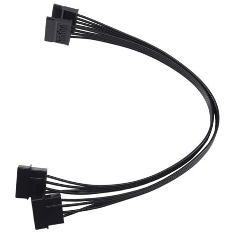 Câble convertisseur alimentation IDE 4 broches mâle vers 15 broches femelle pour HDD SSD (1/5)