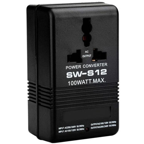 Convertisseur abaisseur/élévateur 100W avec double transformateur tension (1/5)