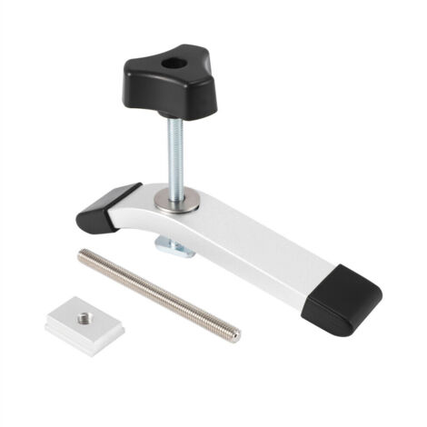 Pince maintien rapide en T 8mm pour rainure piste DIY menuiserie S18 (1/5)