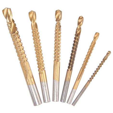 6 pièces forets fraisage HSS pour bois métal K075 (1/5)