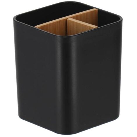 Pot à crayons range-bureau pour maquillage, brosse à dents, salle de bain (1/2)