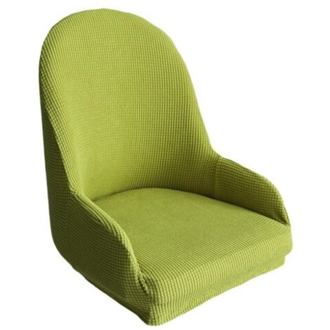 Housse de chaise à oreilles extensible, pour bureau, vert (1/5)