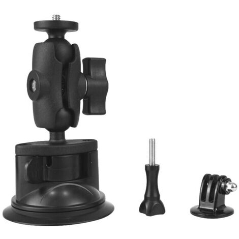 Support véhicule pour caméra sport support ventouse pare-brise voiture compatible accessoires caméra action (1/5)