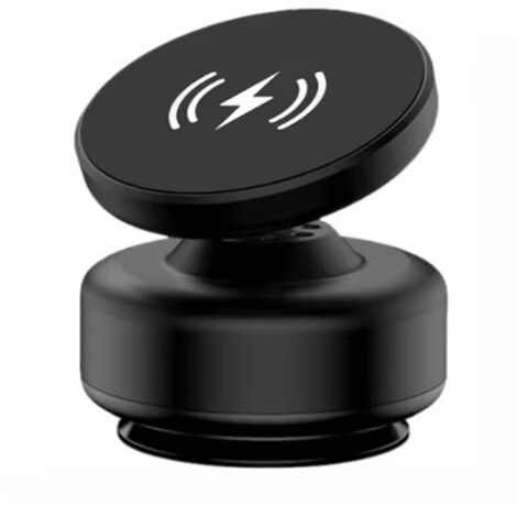 Support téléphone portable voiture absorption sous vide rotation 360 charge magnétique sans fil pour téléphone portable (1/5)