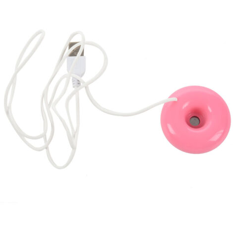 Humidificateur bureau portable mini humidificateur USB en forme donut rose (1/5)