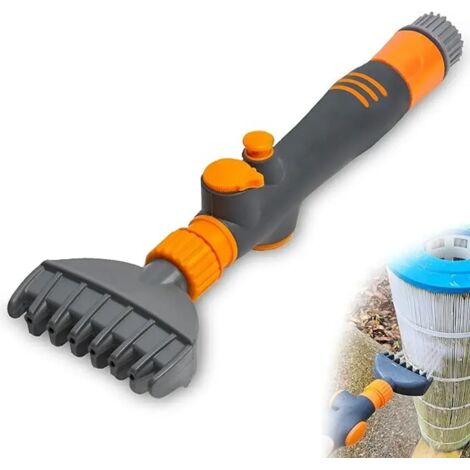 1 brosse nettoyage manuelle piscine spa filtre avec raccord tuyau arrosage nettoyage efficace (1/5)
