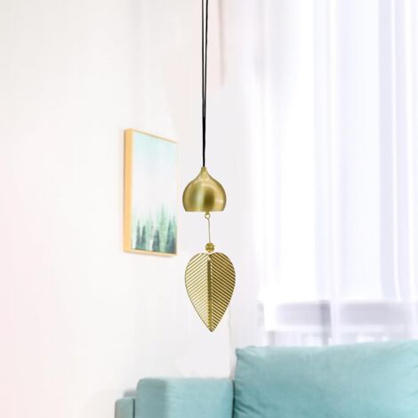 Carillons éoliens vintage en cuivre, carillons décoratifs suspendus pour l'extérieur, adaptés aux allées, jardins, patios et terrasses. (1/3)