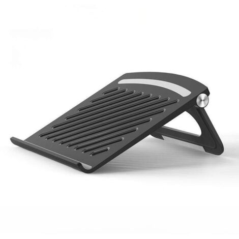 Convient aux ordinateurs portables Support de refroidissement ergonomique pour ordinateur de bureau, pour la maison ou le bureau, noir. (1/5)