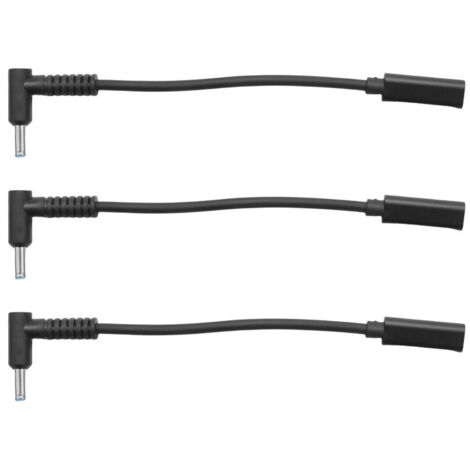 3X Cable Adaptateur USB Type C Femelle une HP4506 Male 90 Prise 4,5X3,0 mm Convertisseur D'Alimentation CC avec Puce de Capteur PD pour Ordinateur (1/5)
