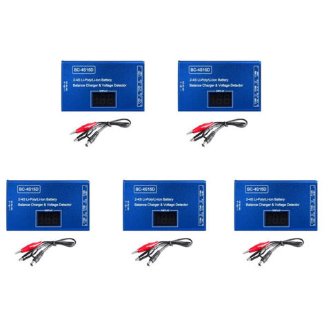5X BC-4S15D Batterie Lipo Li-Ion Balance Chargeur DéTecteur de Tension LCD Affichage NuméRique Balance Chargeur pour Batterie RC (1/5)