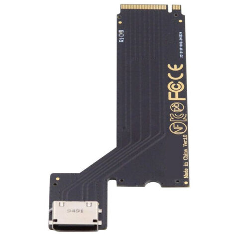 Adaptateur Hte PCI-E4.0 M.2 M-Key Vers Oculink SFF-8611 SFF-8612 pour Carte Graphique Externe et SSD ThinkBook 14+ AMD8845 2024 (1/5)