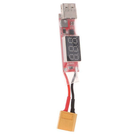 Convertisseur de Batterie au Lithium Lipo 2S-6S Vers Chargeur USB avec Carte Adaptateur D'Affichage de Tension Pour ProtéGer les FonctionnalitéS Du (1/5)