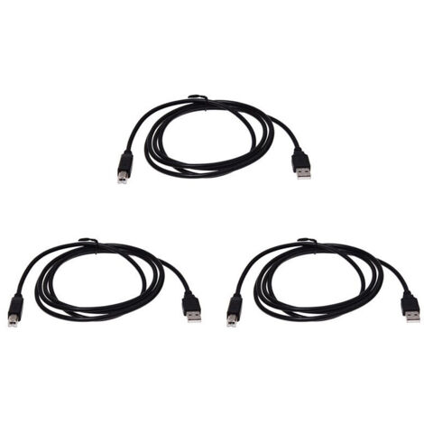 3X Appliquer A Cable D'Imprimante USB 2.0 A-B 1.8M pour Pixma (1/5)