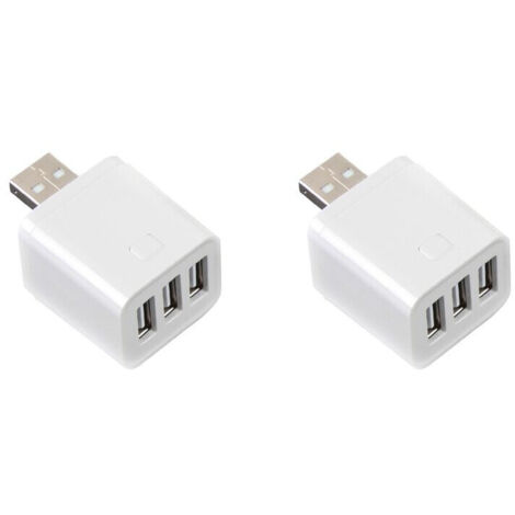 2X Adaptateur USB WiFi Intelligent Tuya 5 V Adaptateur D'Alimentation USB Contrle de la Vie Intelligente pour Alexa Yandex Alice 3 USB (1/5)