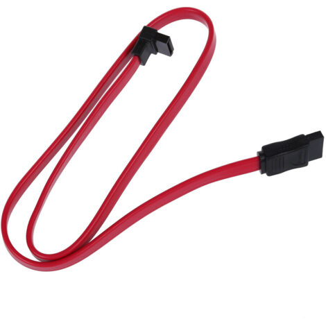 x Cable Sata2 Male vers Sata2 Male en forme de L pour / Sata2 Disque Dur / CD-ROM / CDRW / DVD Rouge (1/3)
