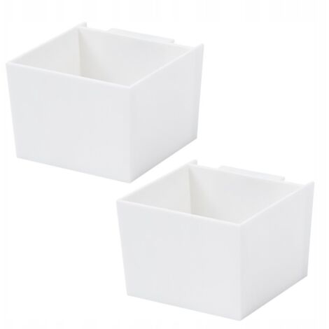 Support de rangement magnétique blanc pratique pour réfrigérateur (1/4)