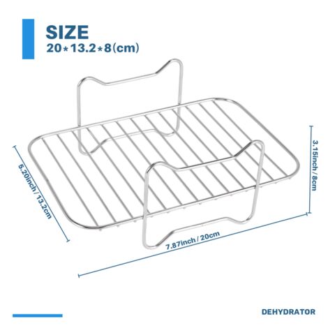 Compatible avec les friteuses à air à double panier, notamment le modèle Foodi DZ201. (1/4)