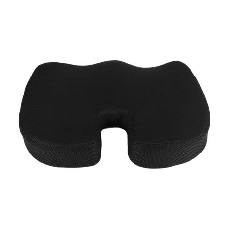 Coussin de siège orthopédique - coussin antidérapant pour le coccyx, en mousse à mémoire de forme. (1/4)