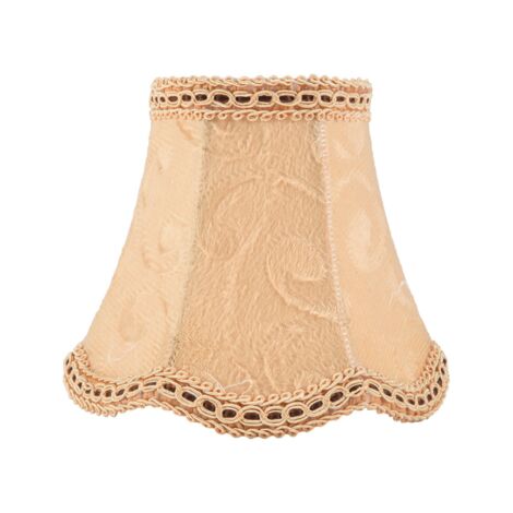 Abat-jour cylindrique en tissu, convenant aux lampes de table, aux lampadaires et à un usage domestique. (1/4)