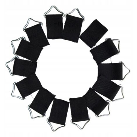 Boucle triangulaire en acier, diamètre intérieur de 1,5 pouce. (1/4)