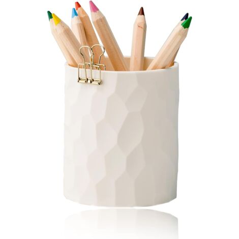 Porte-stylo minimaliste, porte-crayons étanche en silicone de style nordique, boîte de rangement cosmétique de bureau simple et moderne, fournitures de bureau multifonctionnelles, idéal pour la maison (1/4)