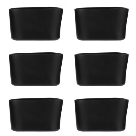 20 protège-pieds de chaise en silicone noir antidérapant (1/3)