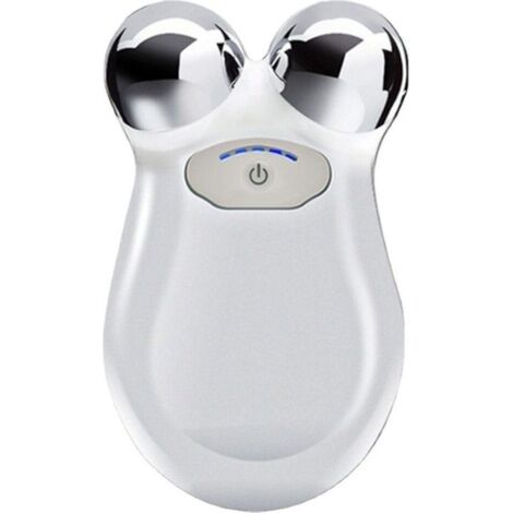 Appareil de massage facial à microcourant, 3 modes, masseur facial électrique anti-âge, appareil de beauté portable pour la maison, blanc. (1/4)