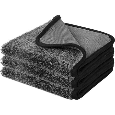 Serviettes à séchage rapide, serviettes de douche, serviettes de voiture, serviettes de lavage auto, pour sécher l'eau sous la douche et dans la salle de bain, serviettes de bain en microfibre ultra-a (1/5)