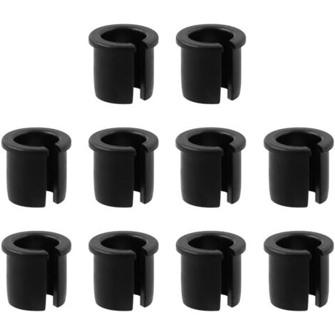 20 rondelles de valve convertibles, protecteurs de valve, adaptés à la conversion des jantes de vélos de route et de VTT (noir) (1/4)