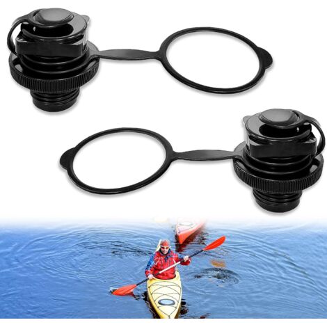 Deux valves pour bateaux pneumatiques, pièces détachées et accessoires pour la réparation et l'utilisation de bateaux pneumatiques. (1/5)