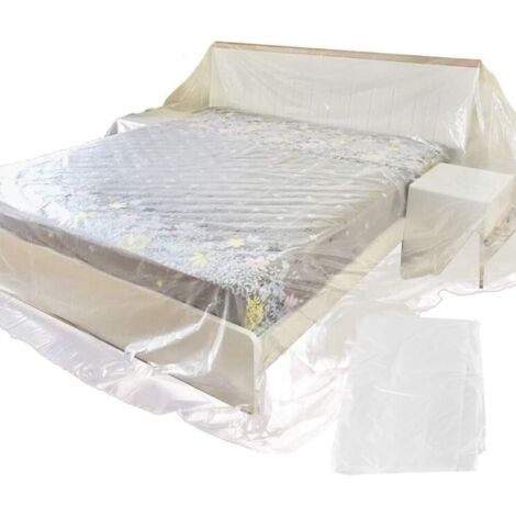 Housse de canapé extra large, résistante, imperméable et anti-poussière, idéale pour les déménagements ou le stockage (3 m x 4 m) (1/4)