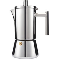 Stainless steel Moka pot, household coffee maker, induction cooker, espresso maker, coffee machine, espresso pot - 600ML