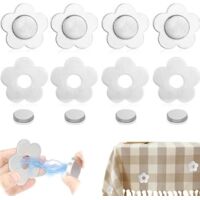 Tablecloth Magnets - Magnetic Table Clips - Tablecloth Fixing - Tablecloth Counterweights - Clamps - Tablecloth Counterweights - Magnetic - Outdoor Tablecloths - Counterweights - Tablecloth Magnets -
