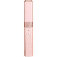 Hair straightener - Cordless hair straightener - Cordless USB hair straightener - Mini ceramic hair straightener - 3 portable temperature-controlled hair straighteners for travel (pink)