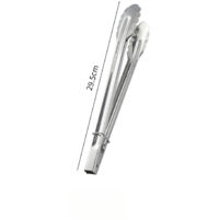 Stainless steel kitchen cooking tongs, multi-functional tongs, outdoor BBQ tongs, BBQ tongs/meat tongs/bread tongs/buffet tongs/steak tongs, 2-pack - 12 inches