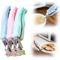3 Hot Plate Clamps – Improved Multi-functional Hot Plate Clamps – Burn Protection Clamps for Kitchen Bowls and Bowls (3 Colors)