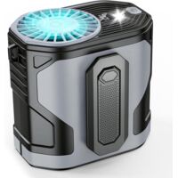 Mini Fan - USB Port - Waist Fan - Mini Fan - Rechargeable - Rechargeable Fan - Power Bank - Emergency Kit - Summer Use - Camping Light Function