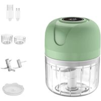Mini Electric Onion Cutter - Powerful Garlic and Onion Cutter - Mini Chopper - Cordless Kitchen Slicer