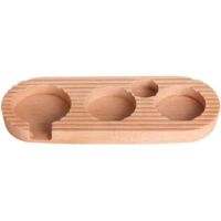 Espresso Tamper Stand - Coffee Machine Accessories - Espresso Machine Tamper Stand - Espresso Machine Tamper Base - 58mm Wooden Espresso Tamper Stand - Espresso Tools for Kitchens, Cafes, and Restaura