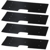 Filters for GE Profile washing machines, filter cotton for WH01X35719, 4-piece filter set, washer-dryer combo, washable and reusable lint filter replacement (black).