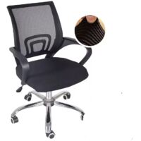 1-Pack Elastic Band Office Chair Cover, Elastic Spandex Office Chair Cover, Removable Restaurant/Game Table/Chair Cover (Black)