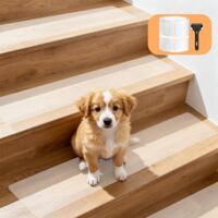 Anti-slip mat - Anti-slip pad - Transparent anti-slip strip - 15 x 76 cm - Customizable PEVA safety strip - Suitable for stairs and floors, transparent waterproof anti-slip tape, safe for the elderly,