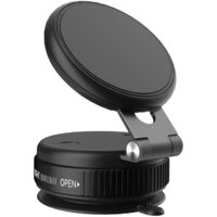 Strong vacuum suction cup phone holder, car phone holder, telescopic folding magnetic phone holder, magnetic car phone holder, phone holder compatible with MagSafe, phone holder for iPhone/Android.