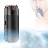 Nose hair trimmer - Waterproof - Rechargeable - Compact and portable - Safe and painless - Professional men's version (black)
