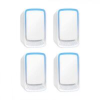 4-pack mini ion air purifiers for home use, suitable for small rooms, quiet operation. Air ionizers suitable for homes, offices, bedrooms, living rooms. Portable air fresheners suitable for odors and