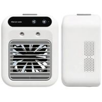 Portable mini air conditioner, USB powered, silent, desktop cooling fan, suitable for bedrooms, offices, outdoors and other places.