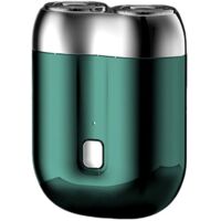 Powerful Dual-Blade Shaver - USB Rechargeable Dual-Blade Body Shaver + Precision/Beard Trimmer - Lightweight and Comfortable - Perfect Body Hair Care for Both Men and Women, Ideal for Travel - Color: